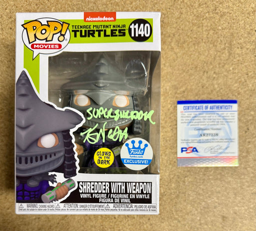Kevin Nash Signed Shredder Glow Funko Pop! #1140 Ninja Turtles Exclusive With PSA COA - for just $120! 