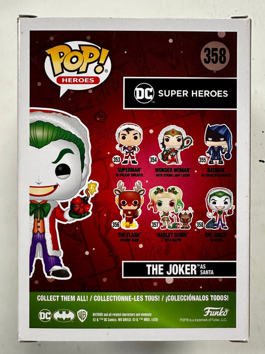 Funko Pop! Heroes The Joker As Santa #358 DC Super Heroes 2020 Holiday Christmas - for just $13! 