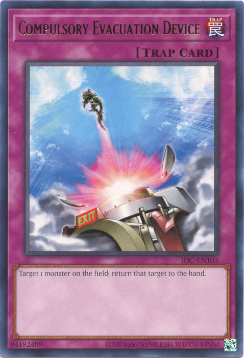 Compulsory Evacuation Device (25th Anniversary) [IOC-EN103] Rare - for just $0.10! 