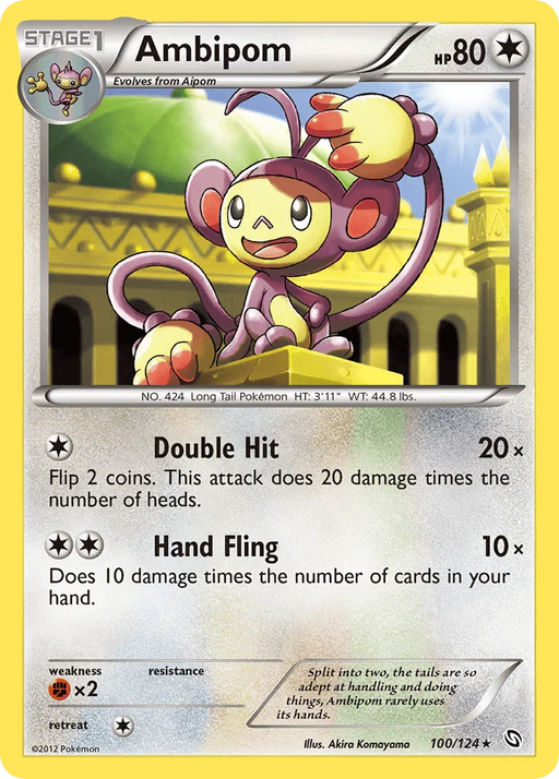 Ambipom (100/124) [Black & White: Dragons Exalted] - for just $0.25! 