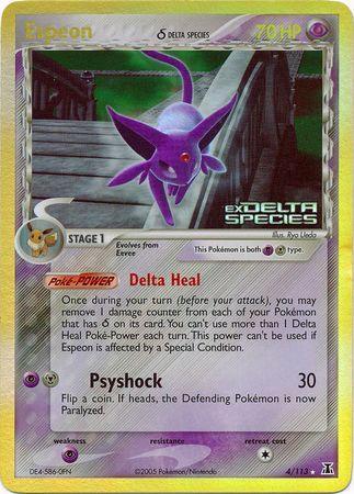 Espeon (4/113) (Delta Species) (Stamped) [EX: Delta Species] - for just $87.35! 