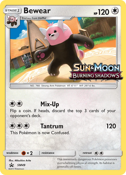 Bewear (SM49) [Sun & Moon: Black Star Promos] - for just $2.55! 