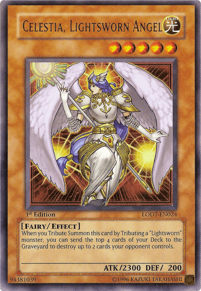Celestia, Lightsworn Angel [LODT-EN024] Ultra Rare - for just $1.50! 