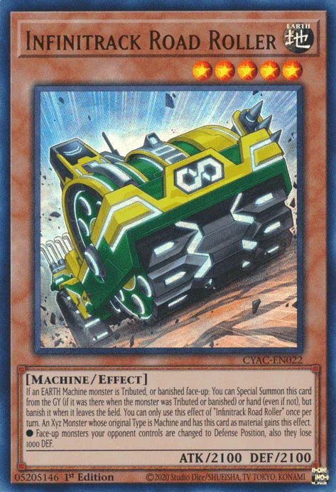 Infinitrack Road Roller [CYAC-EN022] Ultra Rare - for just $0.15! 