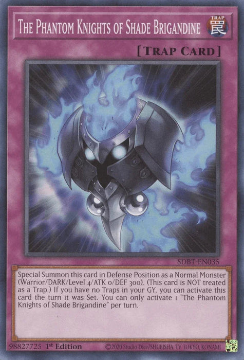 The Phantom Knights of Shade Brigandine [SDBT-EN035] Common - for just $0.10! 