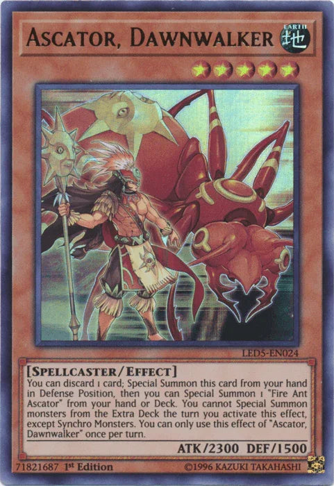 Ascator, Dawnwalker [LED5-EN024] Ultra Rare - for just $0.30! 