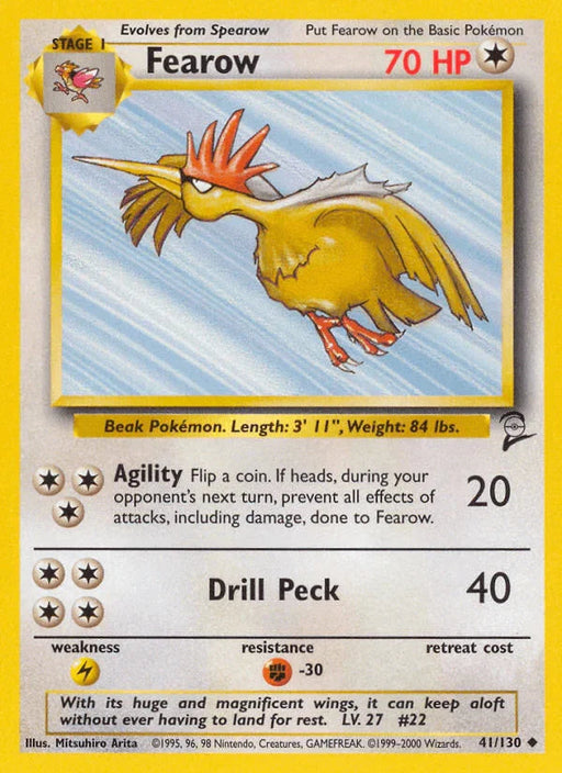 Fearow (41/130) [Base Set 2] - for just $0.60! 