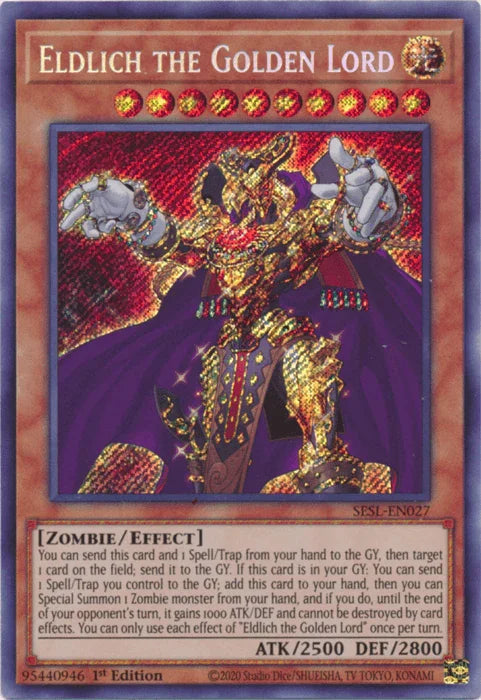 Eldlich the Golden Lord [SESL-EN027] Secret Rare - for just $2.35! 