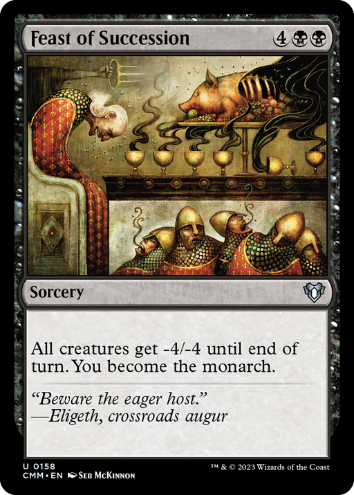 Feast of Succession (CMM-158) - Commander Masters - for just $0.07! 