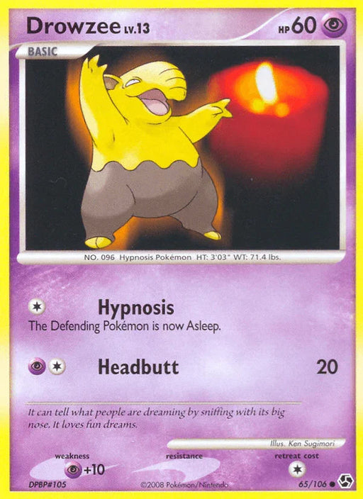 Drowzee (65/106) [Diamond & Pearl: Great Encounters] - for just $0.20! 