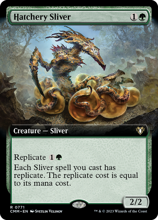 Hatchery Sliver (CMM-771) - Commander Masters: (Extended Art) - for just $2.97! 