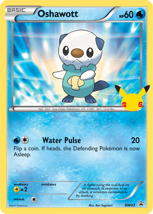 Oshawott (BW03) [First Partner Pack] - for just $0.85! 