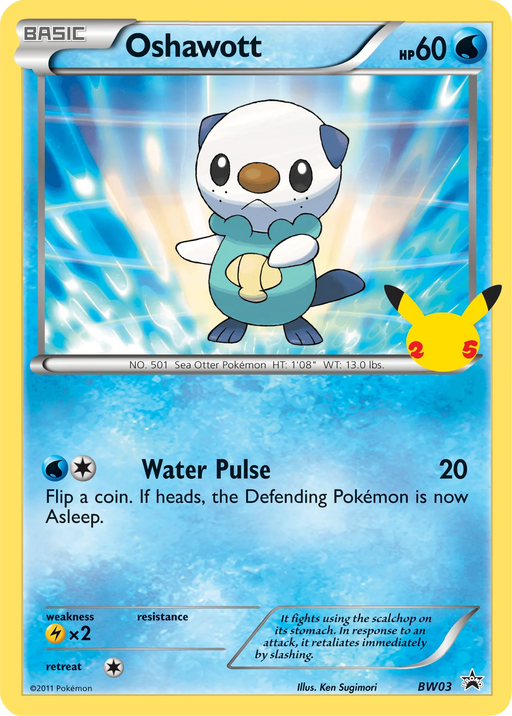 Oshawott (BW03) [First Partner Pack] - for just $0.75! 