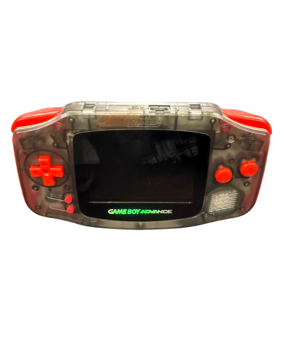Game Boy Advance System (GBA)[IPS Screen][Custom Red & Black Shell] — Good Condition - for just $274.99! 