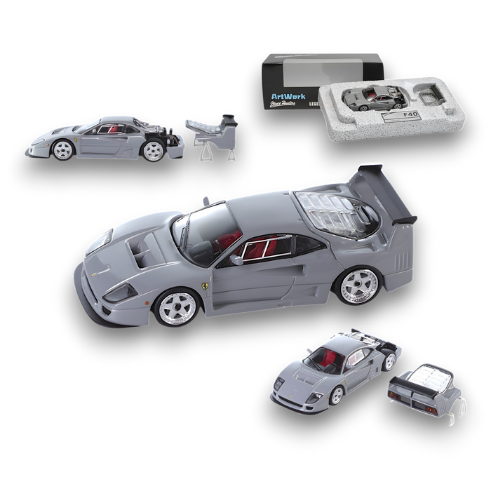 Stance Hunters Ferrari F40 LM Chalk Grey 1:64 - for just $38.99! 