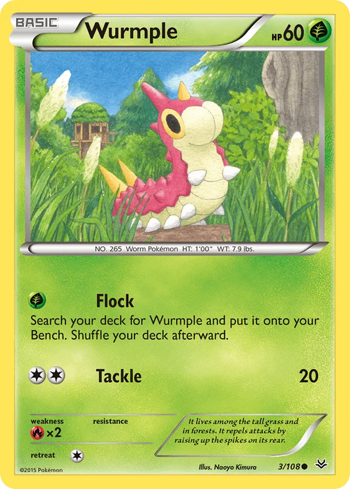 Wurmple (3/108) [XY: Roaring Skies] - for just $0.10! 