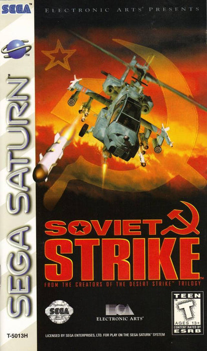 Soviet Strike w/ Mission Stick Controller (Sega Saturn) - for just $0! 