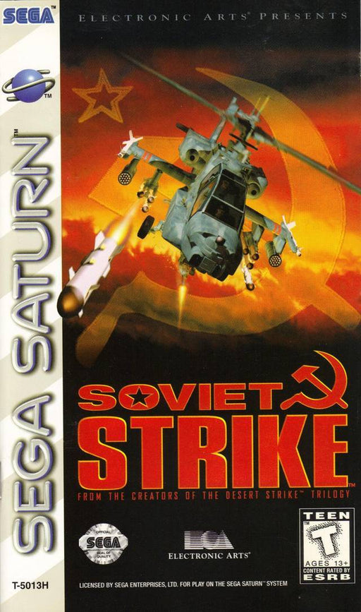 Soviet Strike w/ Mission Stick Controller (Sega Saturn) - for just $0! 