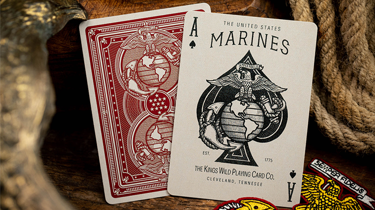 Marines Playing Cards by Kings Wild Project - for just $38.99! 