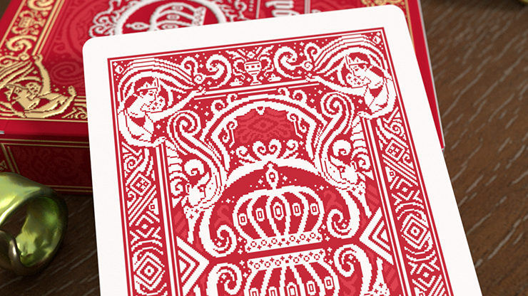 Pixel Kingdom (Red Edition) Playing Cards - for just $15.99! 