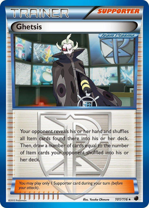 Ghetsis (101/116) (Theme Deck Exclusive) [Black & White: Plasma Freeze] - for just $0.25! 