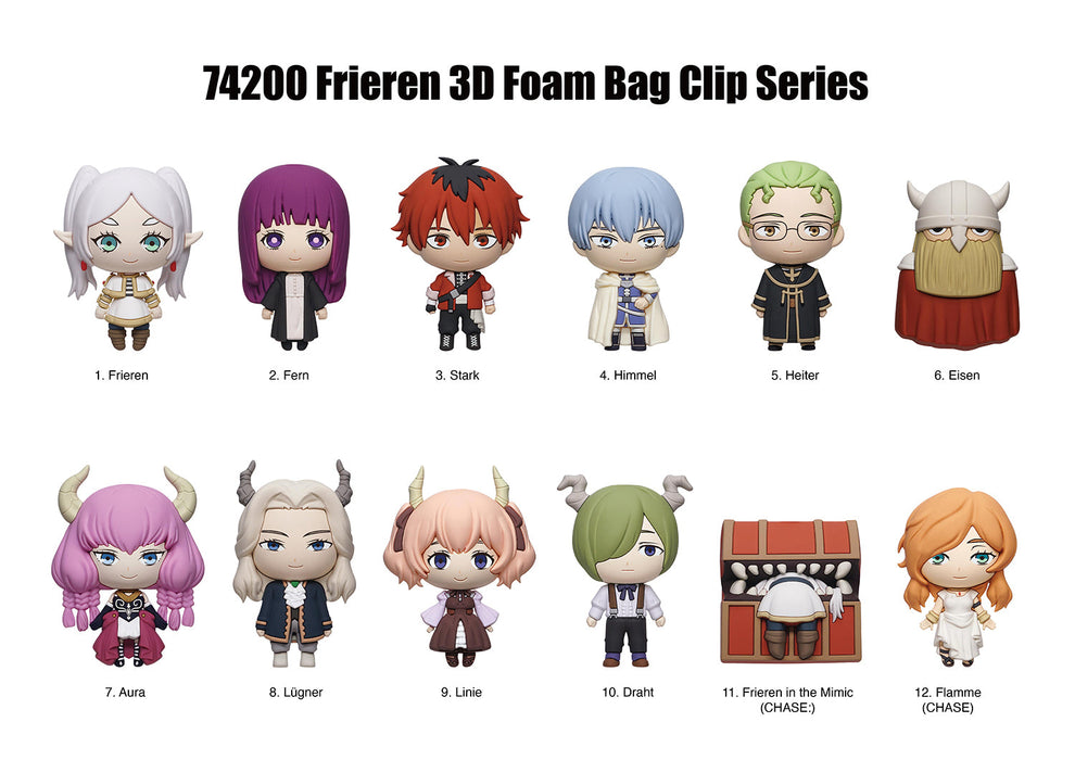 Frieren Beyond Journey’s End 3D Foam Bag Clip, Series 1 - for just $8.99! 