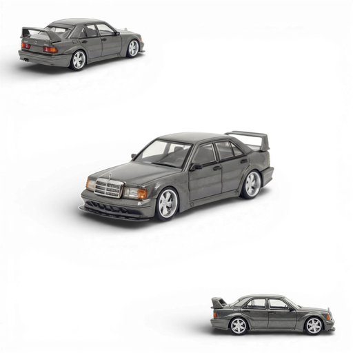 Seeker Mercedes-Benz 190E 2.5-16 Evolution Metallic Grey 1:64 - for just $29.99! 