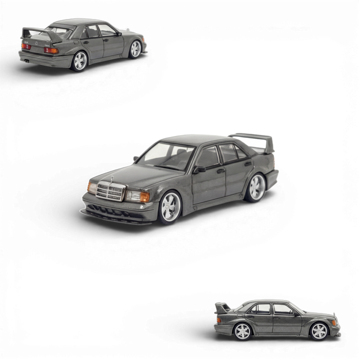 Seeker Mercedes-Benz 190E 2.5-16 Evolution Metallic Grey 1:64 - for just $29.99! 