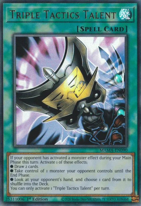 Triple Tactics Talent [MAMA-EN090] Ultra Rare - for just $0.75! 