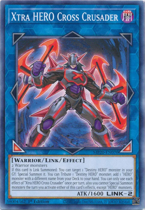 Xtra Hero Cross Crusader [MP20-EN070] Common - for just $0.10! 