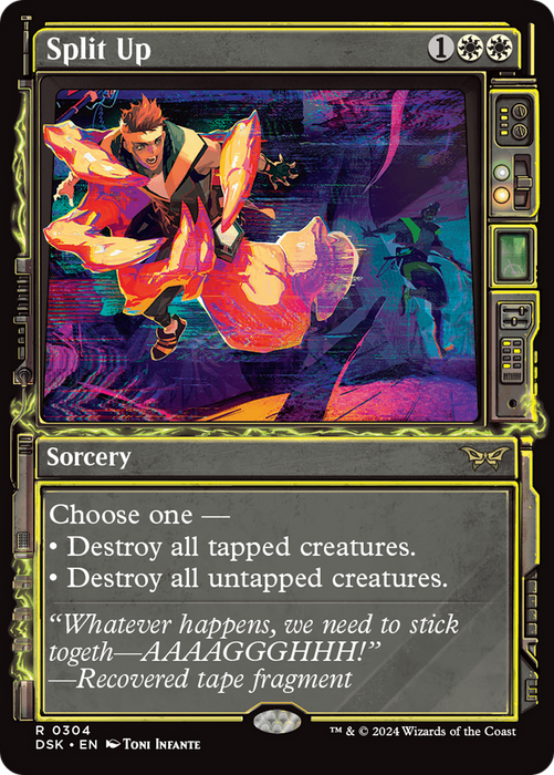 Split Up (DSK-304) - Duskmourn: House of Horror: (Showcase) Foil - for just $1.03! 