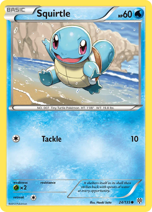 Squirtle (24/135) [Black & White: Plasma Storm] - for just $1.20! 
