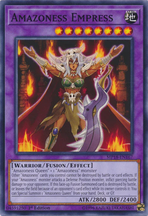Amazoness Empress [MP18-EN167] Common - for just $0.25! 