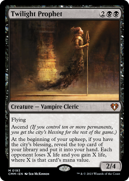 Twilight Prophet (CMM-193) - Commander Masters - for just $0.81! 