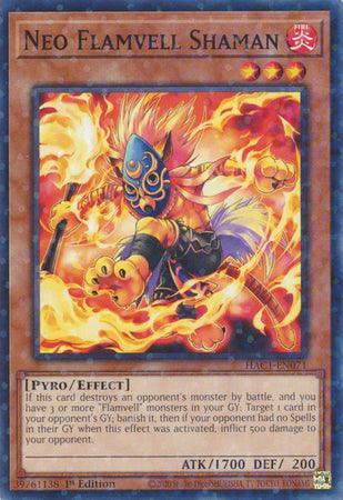Neo Flamvell Shaman (Duel Terminal) [HAC1-EN071] Common - for just $0.10! 