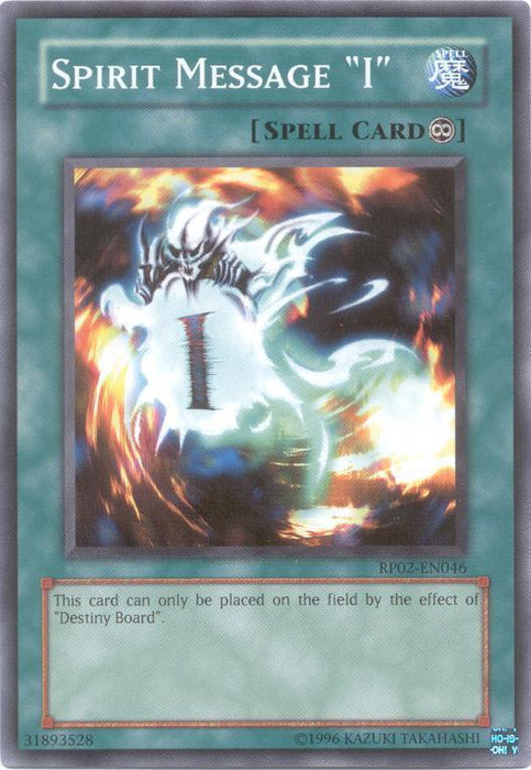 Spirit Message "I" [RP02-EN046] Common - for just $0.10! 