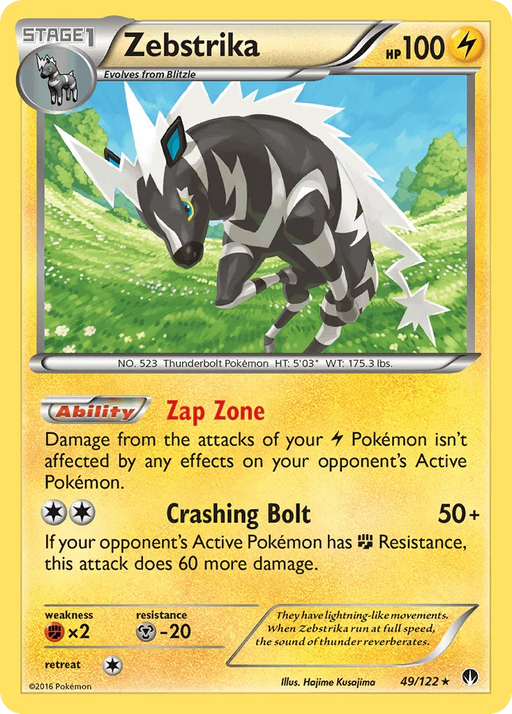 Zebstrika (49/122) [XY: BREAKpoint] - for just $0.10! 