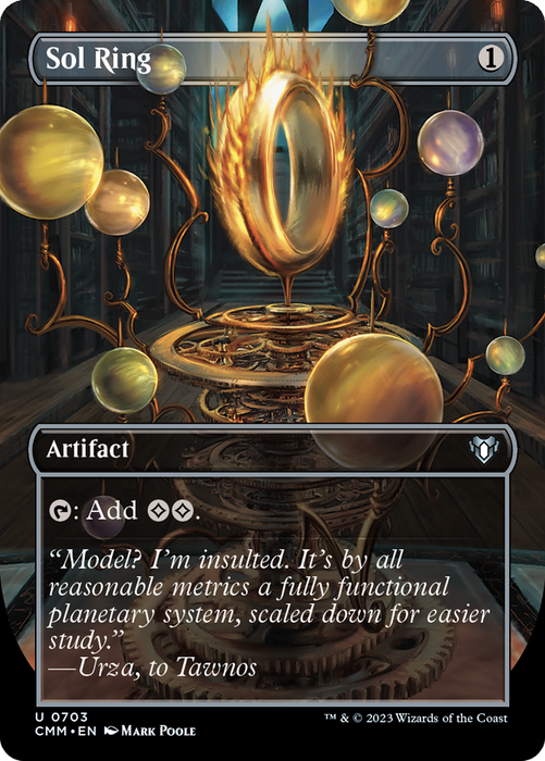 Sol Ring (CMM-703) - Commander Masters (Borderless) - for just $3.16! 