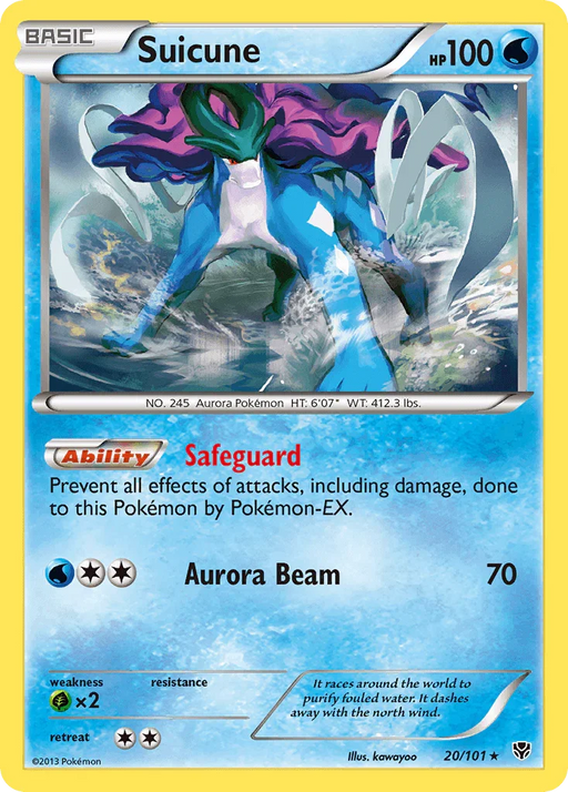 Suicune (20/101) [Black & White: Plasma Blast] - for just $1.60! 