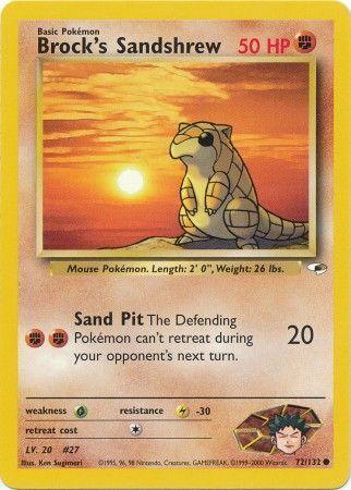 Brock's Sandshrew (72/132) [Gym Heroes Unlimited] - for just $0.75! 