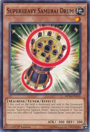 Superheavy Samurai Drum [MP16-EN110] Common - for just $0.10! 