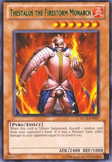 Thestalos the Firestorm Monarch (Green) [DL12-EN007] Rare - for just $0.75! 