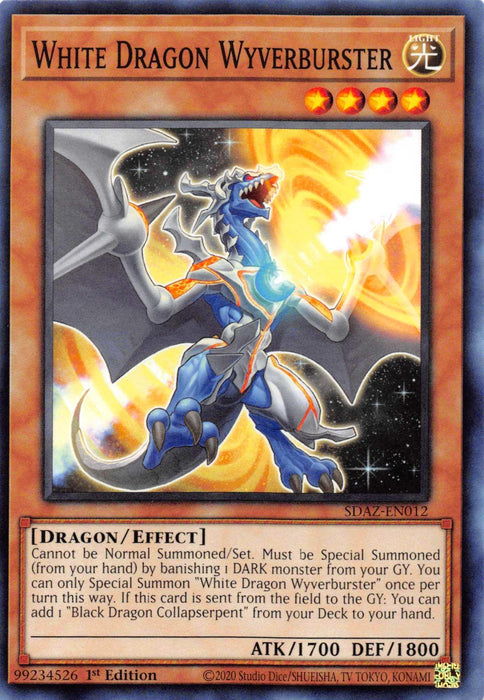 White Dragon Wyverburster [SDAZ-EN012] Common - for just $0.10! 