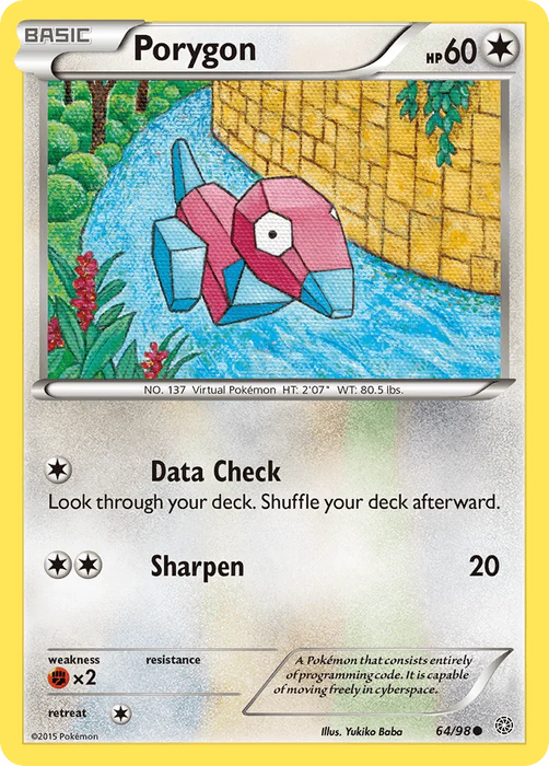Porygon (64/98) [XY: Ancient Origins] - for just $0.10! 