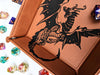 Spawn of Tiamat - D&D Vegan Leather Dice Rolling Tray - for just $19.99! 