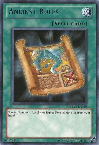 Ancient Rules (Blue) [DL13-EN016] Rare - for just $0.35! 