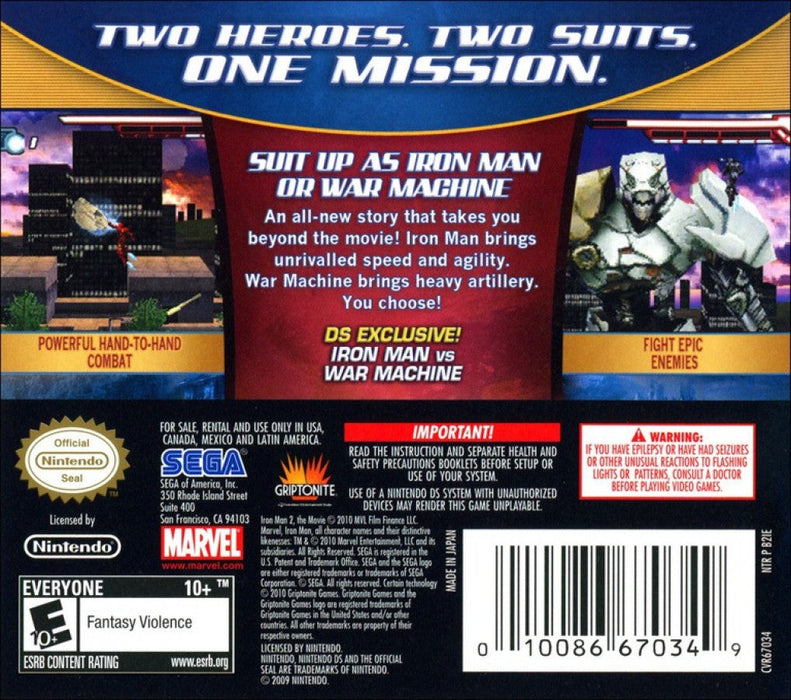 Iron Man 2 — Nintendo DS (DS) - for just $6.99! 