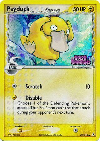 Psyduck (81/110) (Delta Species) (Stamped) [EX: Holon Phantoms] - for just $80.60! 
