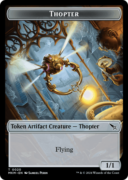 Thopter (0020) // Spider Double-Sided Token [Murders at Karlov Manor Tokens] - Just $0.20! Shop now at Retro Gaming of Denver