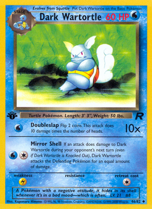 Dark Wartortle (46/82) [Team Rocket 1st Edition] - Just $1.65! Shop now at Retro Gaming of Denver